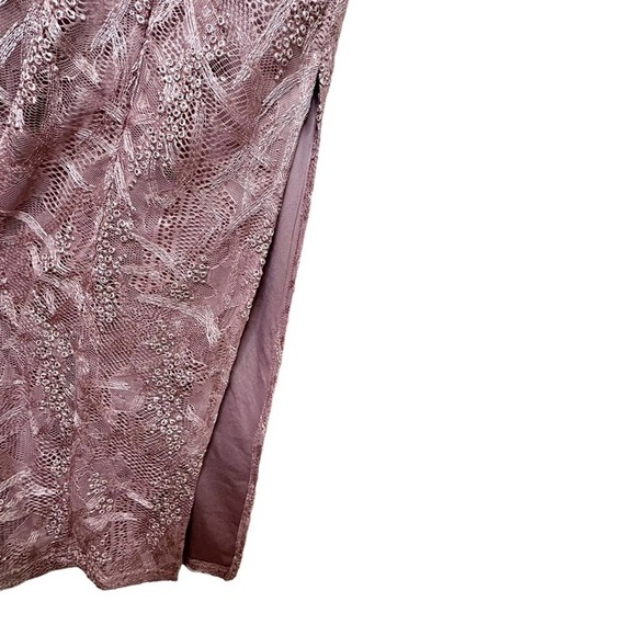 NWT Js Collection Formal Pink Wisteria Sz 14 Giovanna Column Gown - Picture 10 of 14